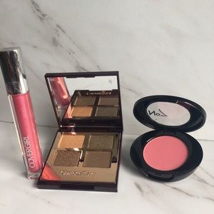 3 items - Charlotte Tilbury The Rebel eyeshadow+ Covergirl 640+ No.7 Damson Mist